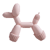 Balloon Dog Toy Pink
