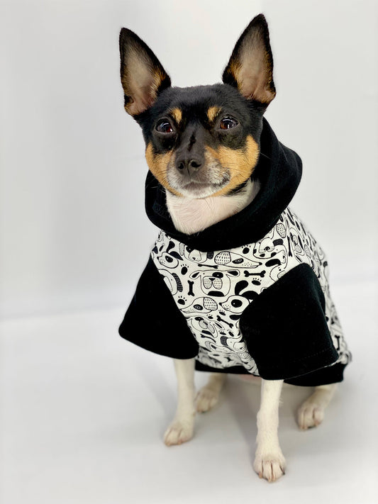 Iconic "Pup Art" Designer Dog Hoodie